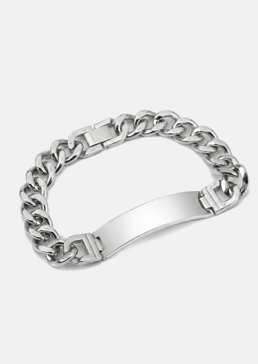 Pulsera Titan Shield - Chapada en plata