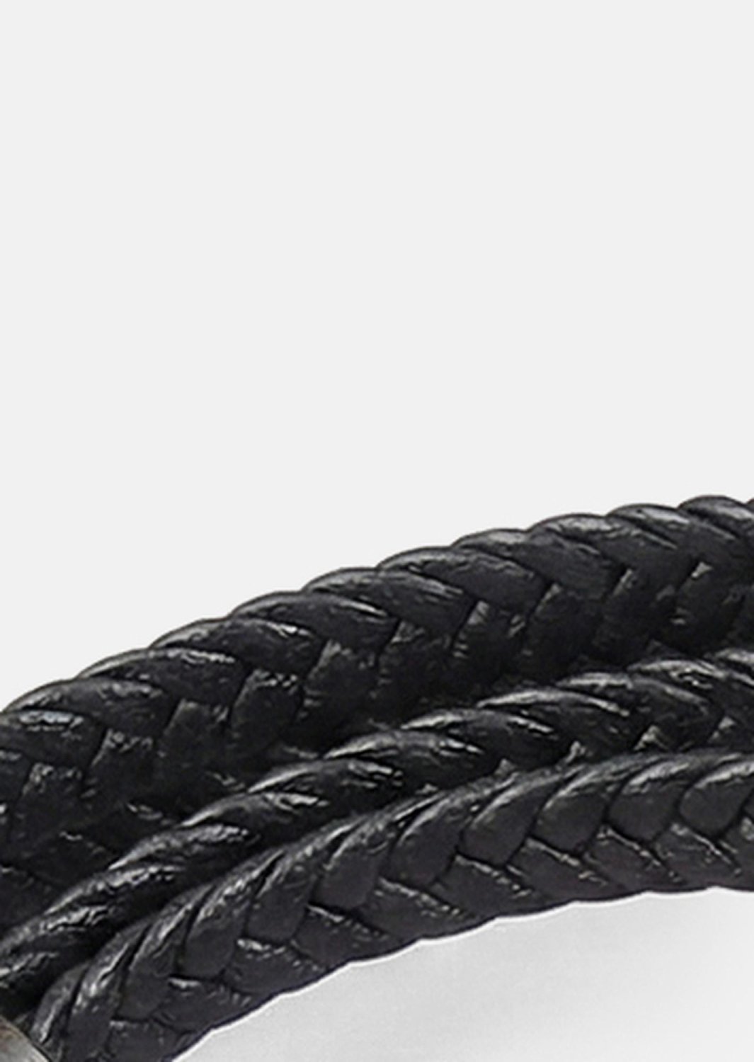Pulsera de cuero Raven Crest