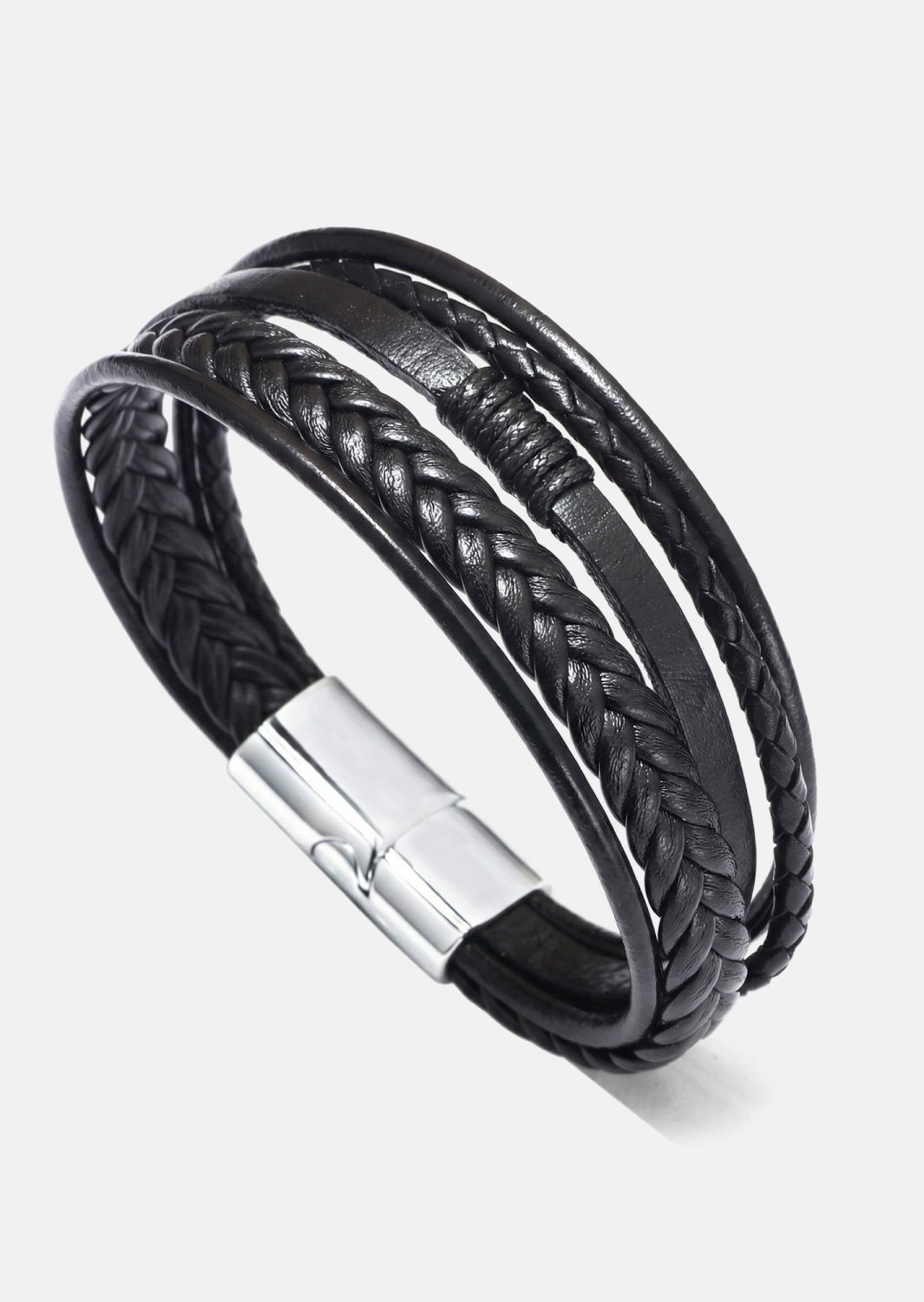 Pulsera de cuero Shadow Spire