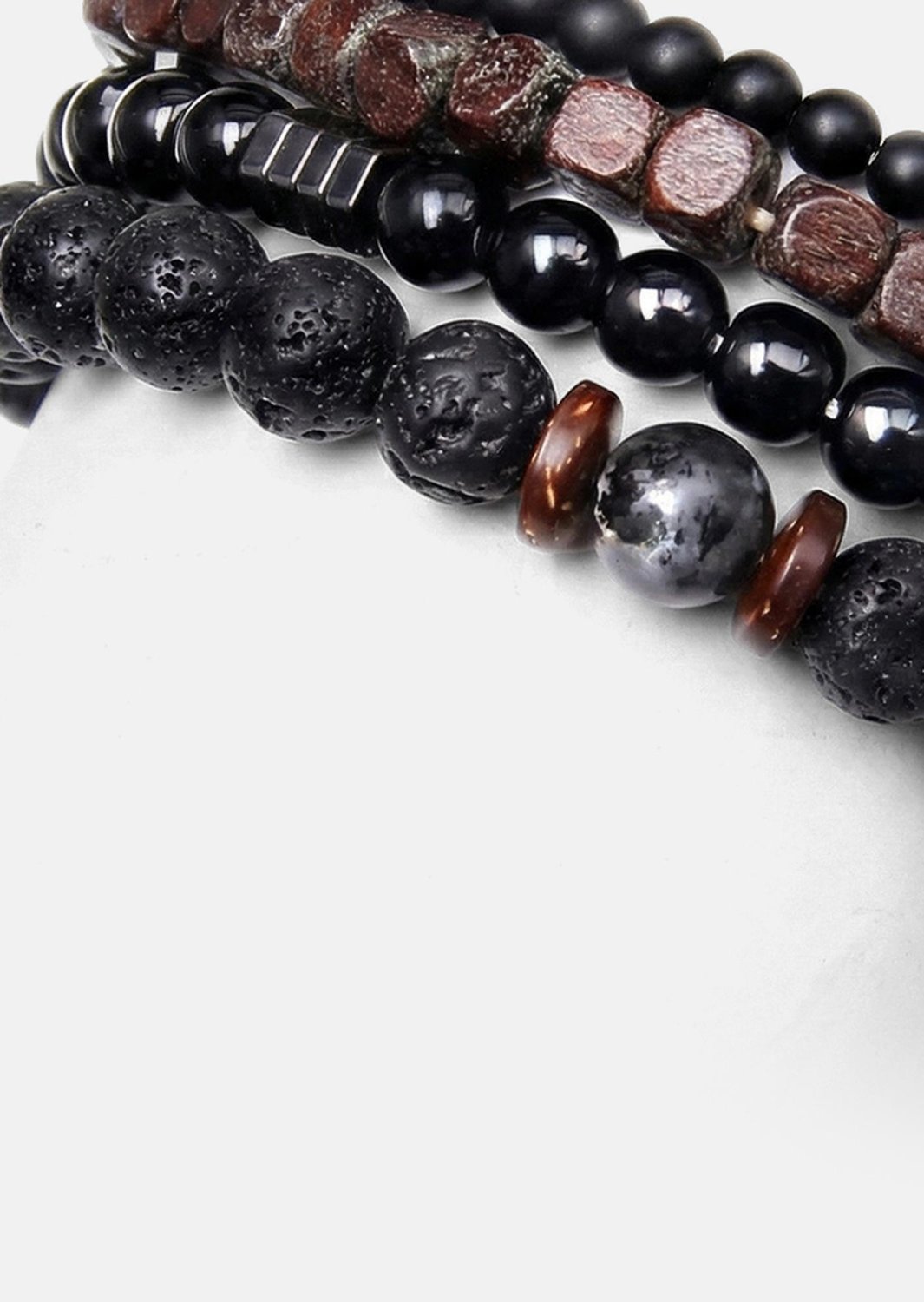 Pulsera de cuentas Obsidian Knack
