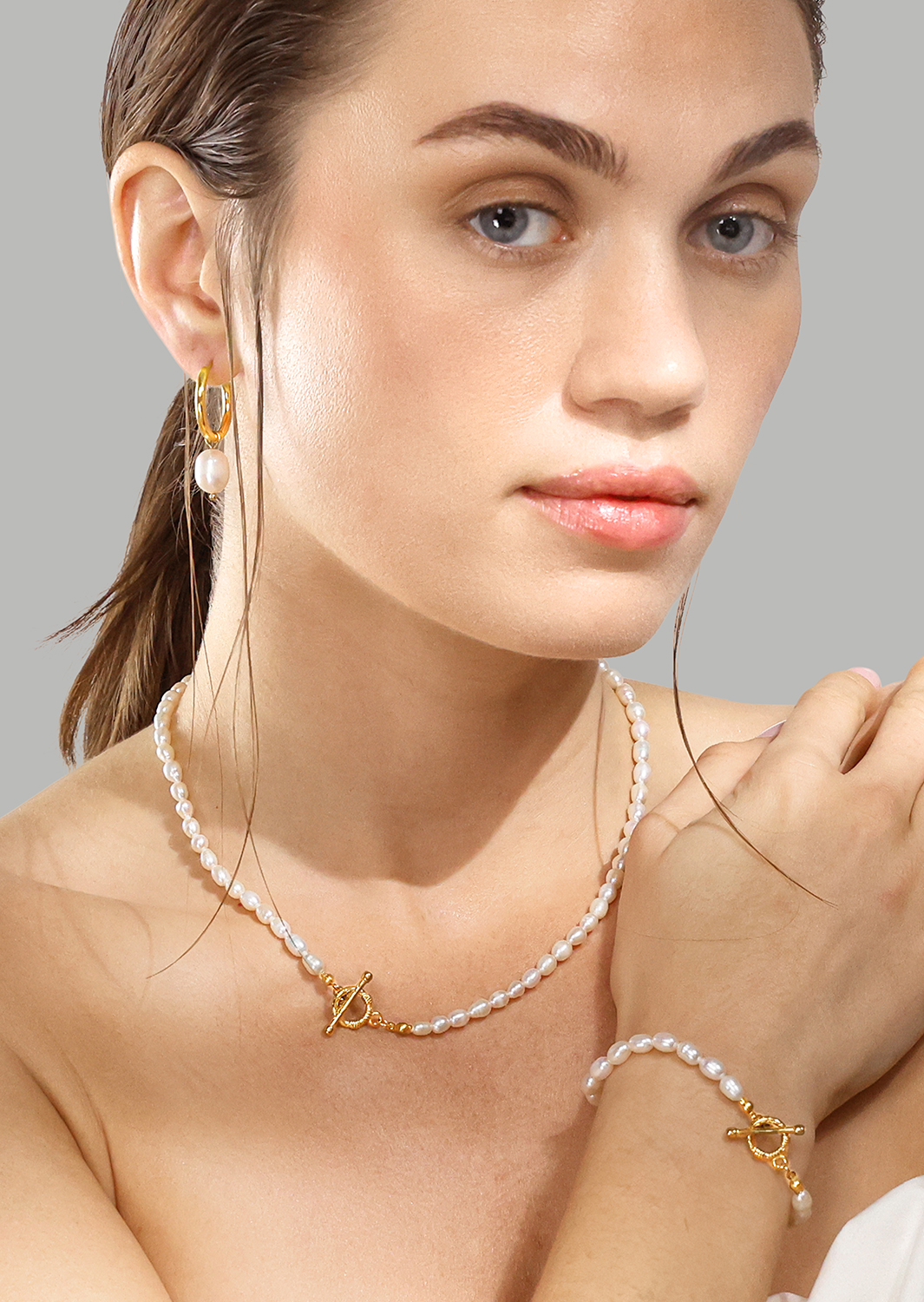 Collar Classic Pearl - 18k Chapado en oro