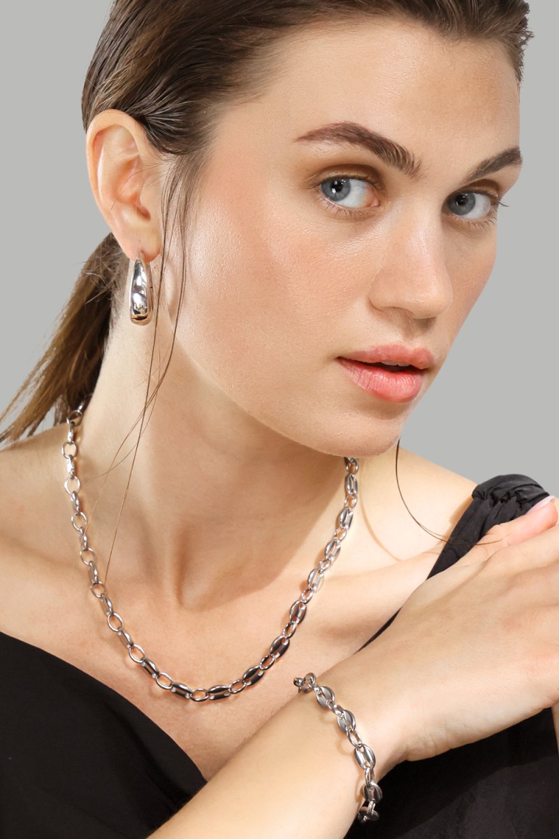 Collar Bold Link – Chapado en plata