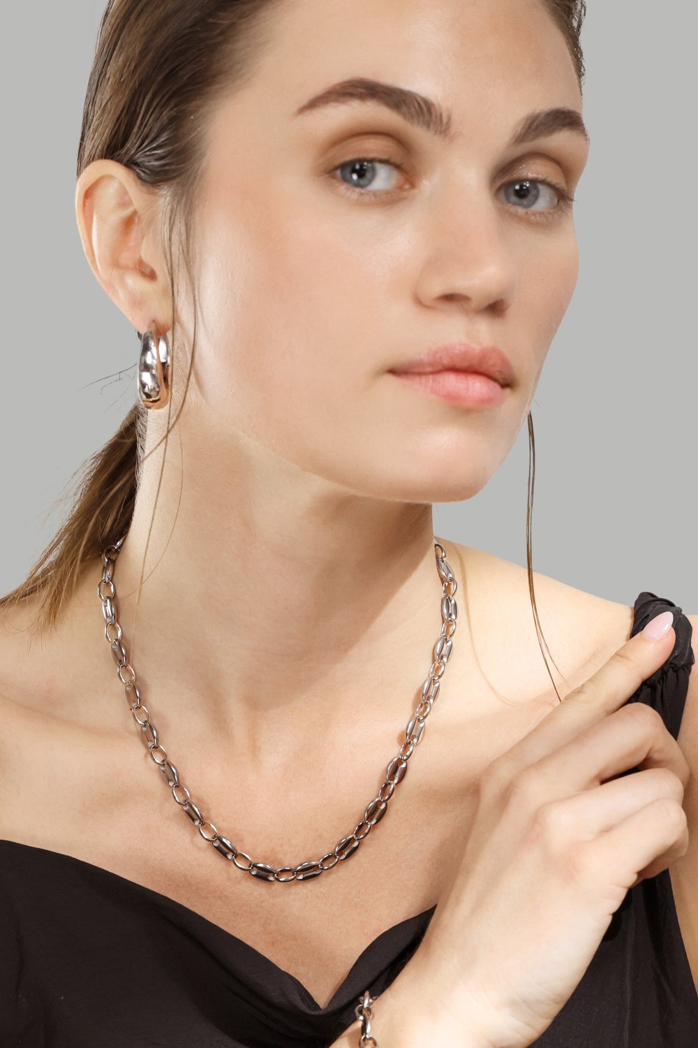 Collar Bold Link – Chapado en plata