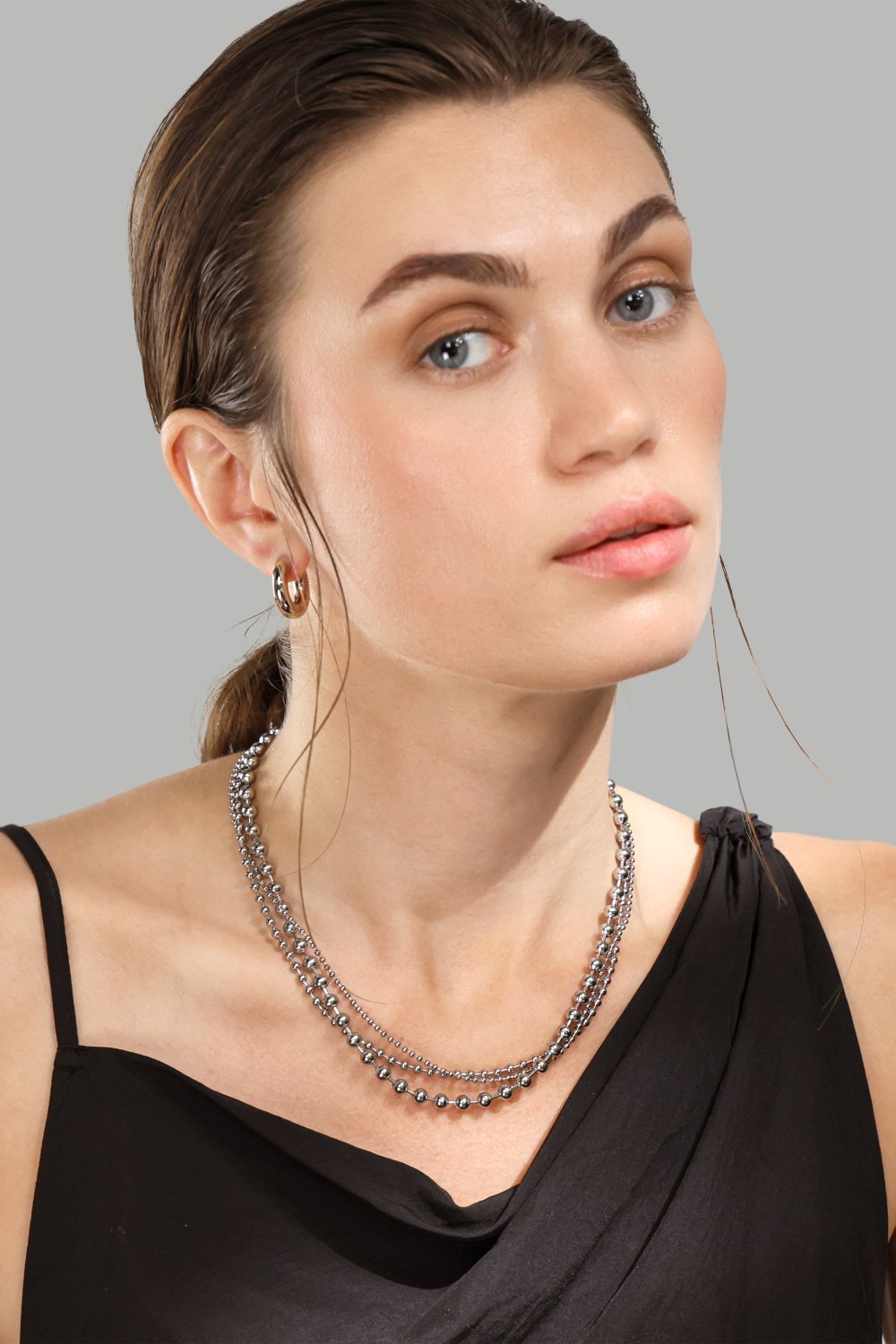 Collar Layered Shine – Chapado en plata