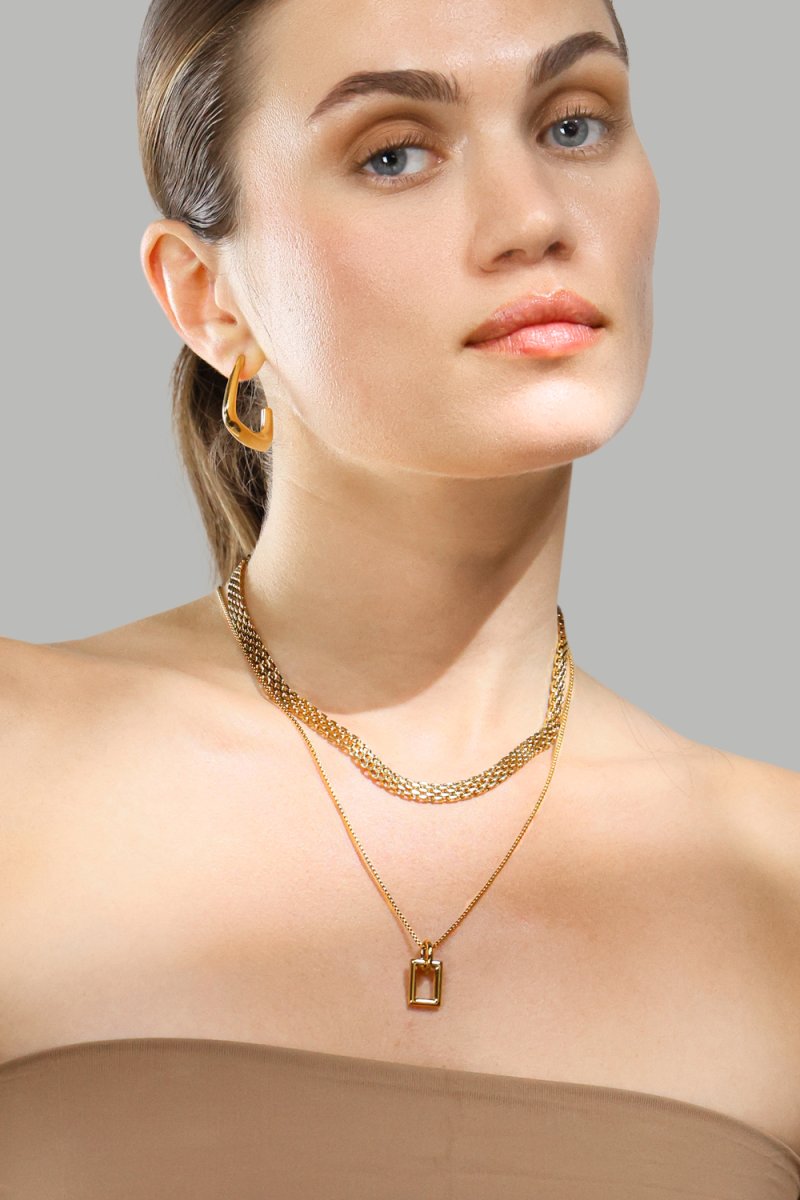 Collar Aurora - 18k Chapado en oro