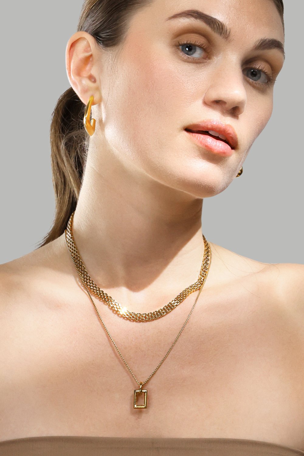 Collar Aurora - 18k Chapado en oro