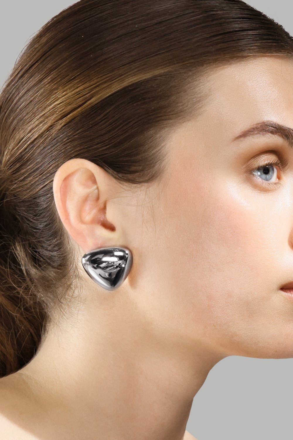 Pendientes Bold Curve – Chapados en plata