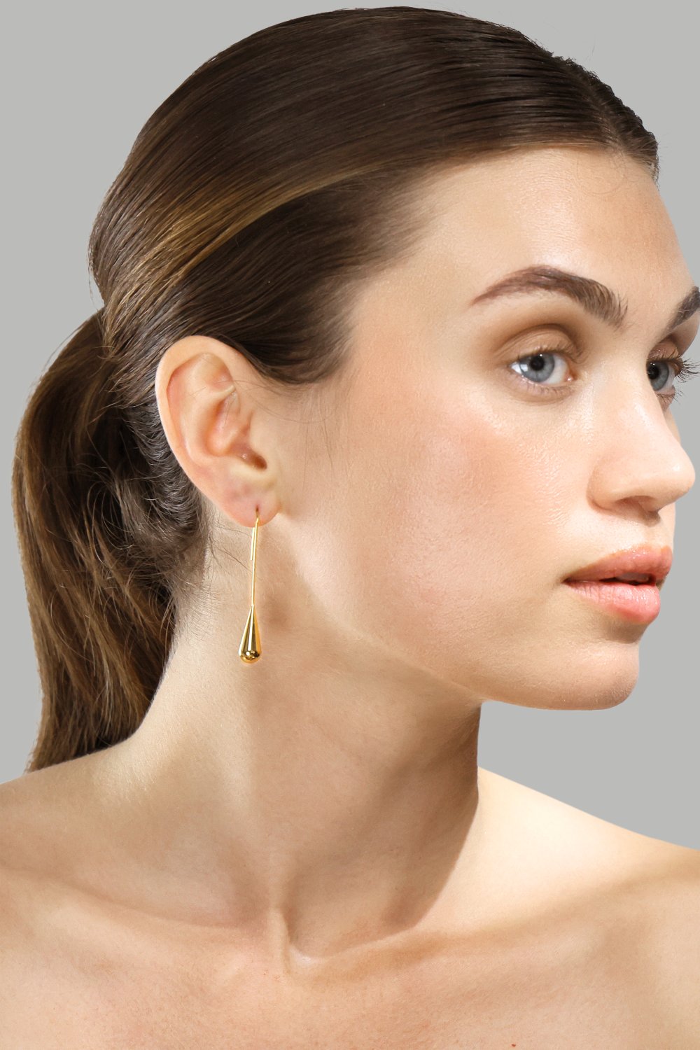 Pendiente Golden Drop Elegance - 18k Chapado en oro