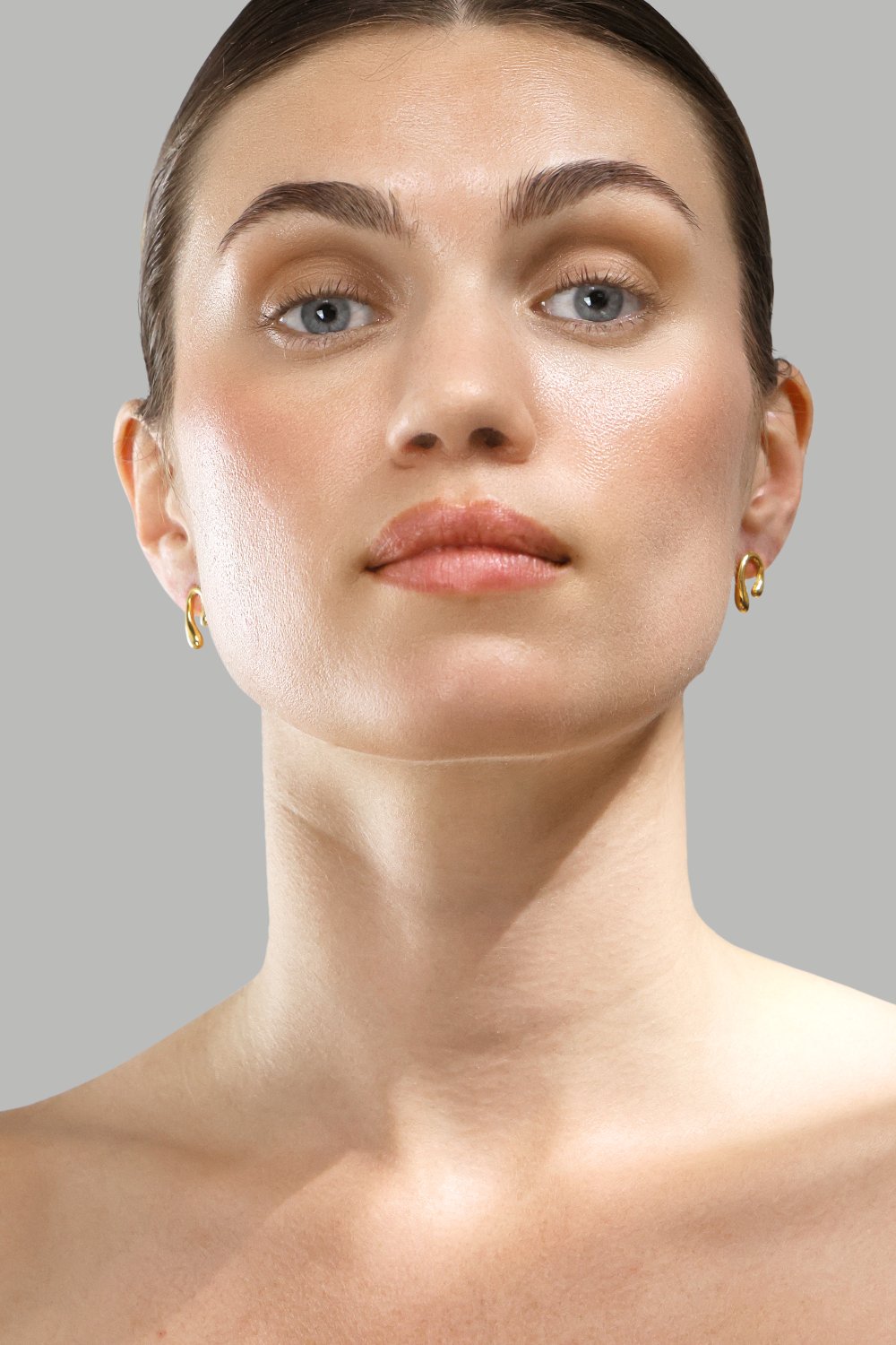 Pendientes Sculpture – 18k Chapados en oro