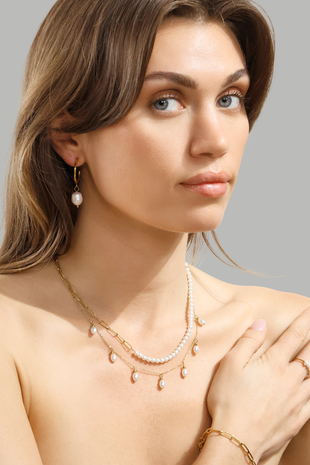 Zuri Pendientes – 18k Chapados en oro