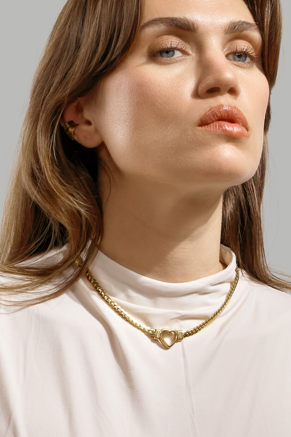 Pendiente Petite Hoop - 18k Chapado en oro
