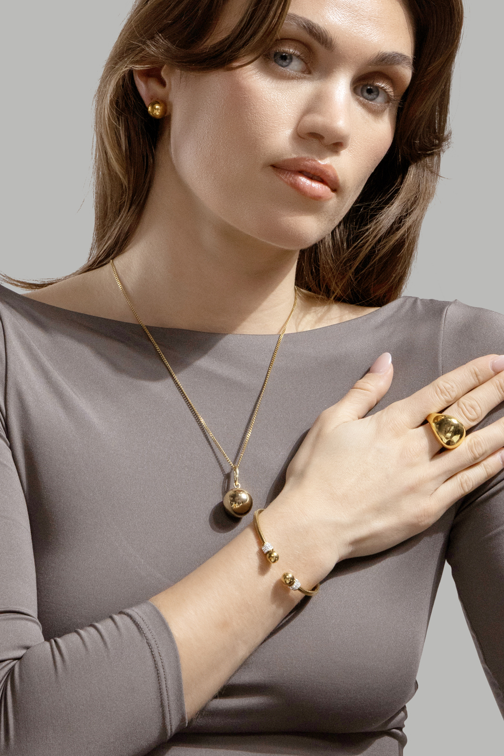 Pulsera Lume – 18k Chapada en oro