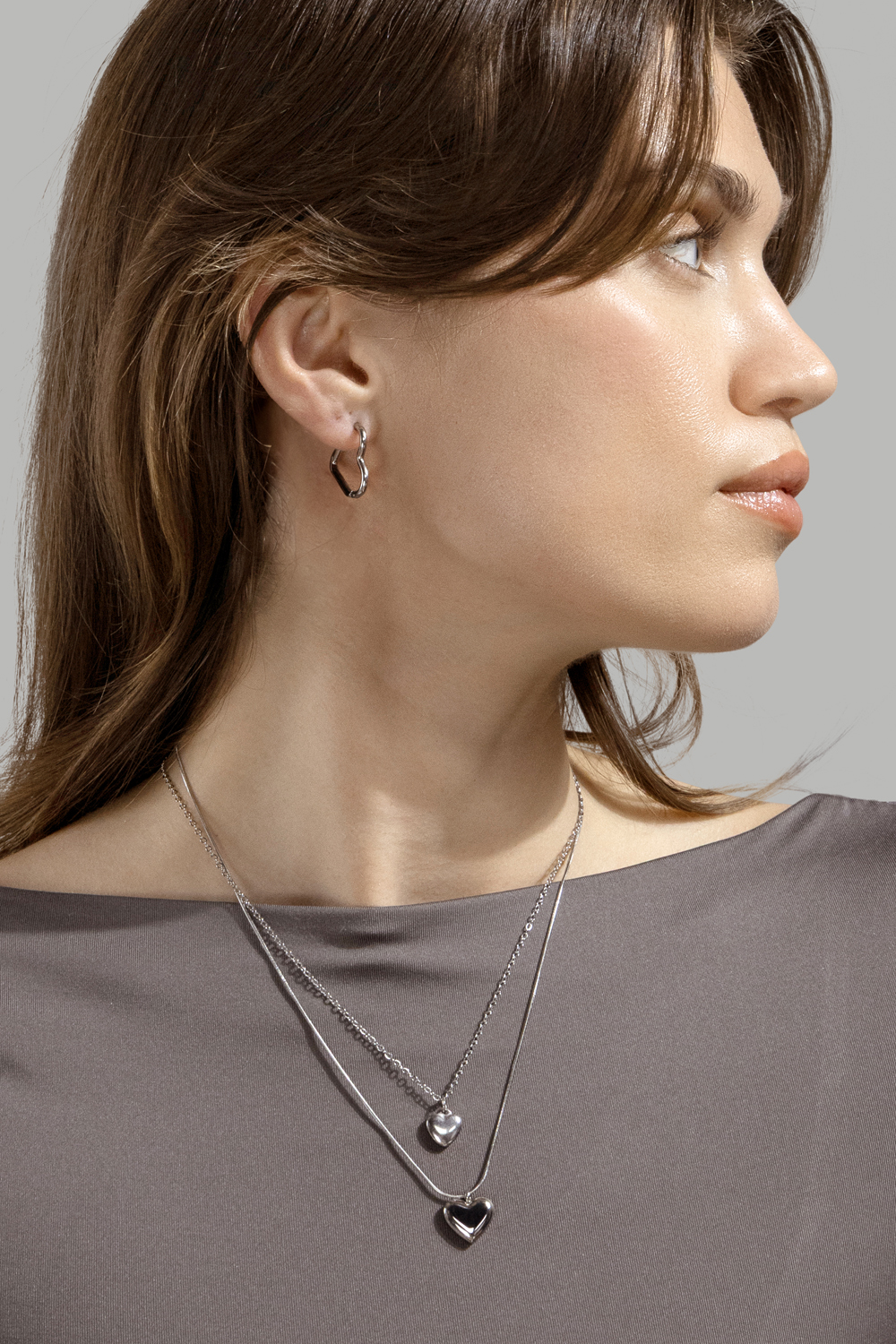 Collar Eternal Heart - Chapado en plata