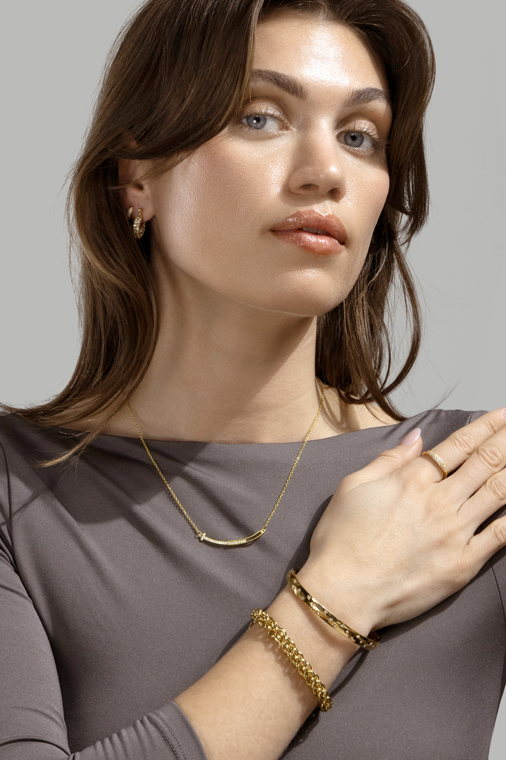 Pulsera Stardust - 18k Chapada en oro