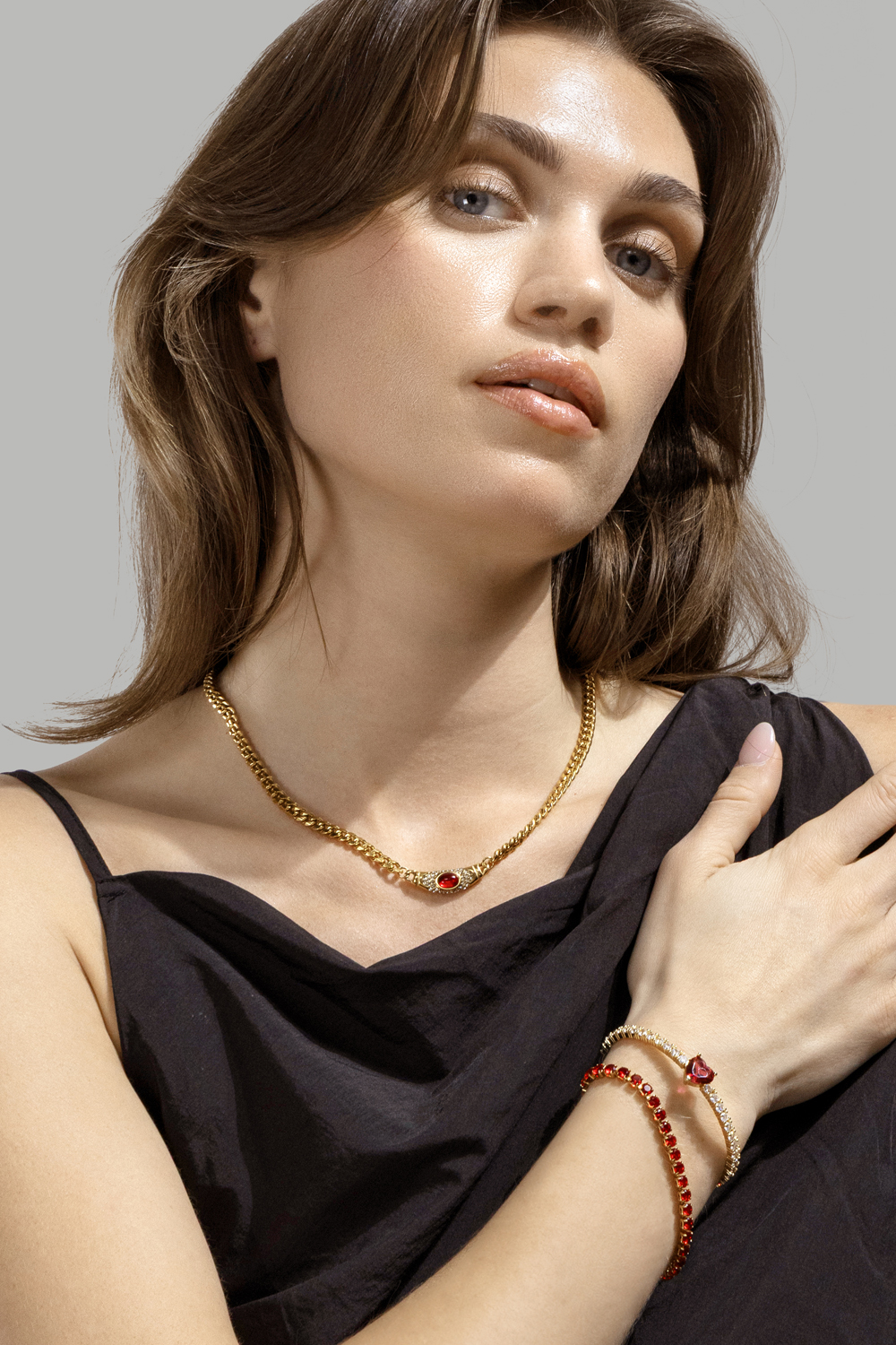 Aurora Bella Collar – 18k Chapado en oro