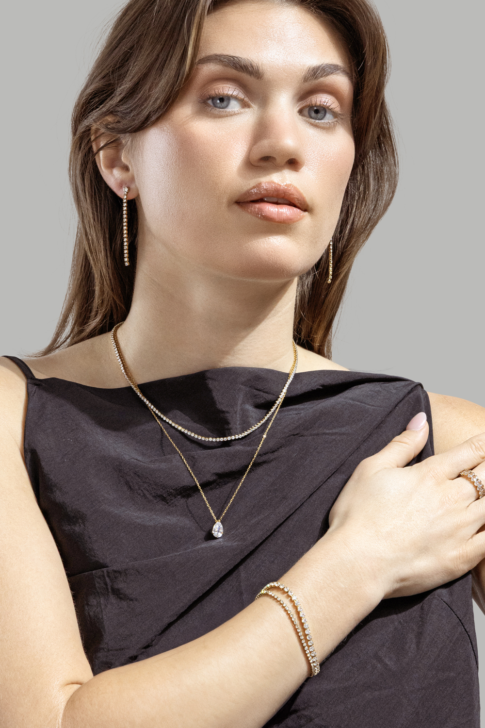 Anillo Pearl Scylla - 18k Chapado en oro