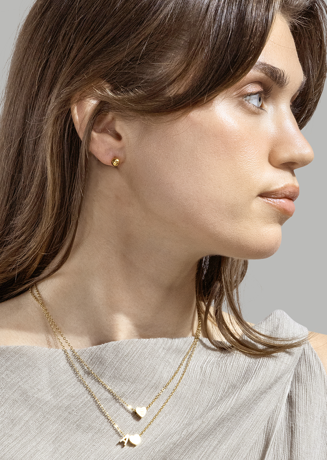 Timeless Orb Earrings - 18k Chapados en oro