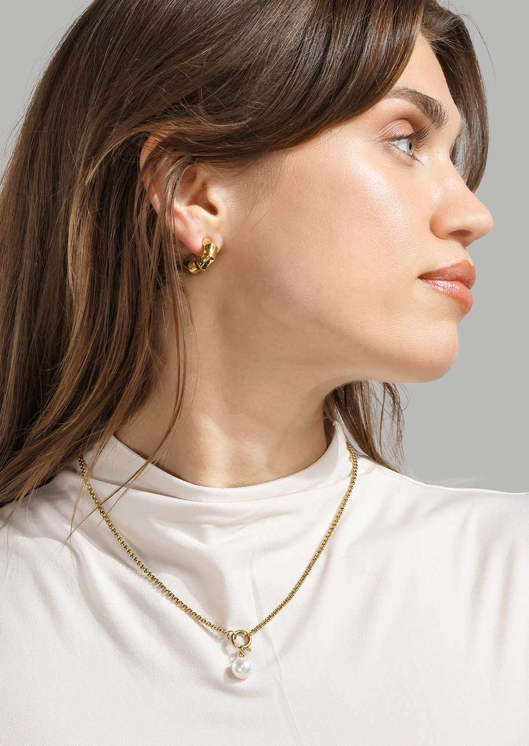 Pulsera Solid – 18k Chapada en oro