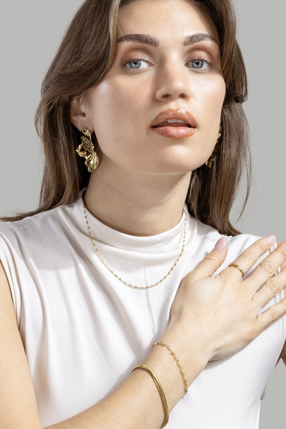 Collar Silhouette - 18k Chapado en oro