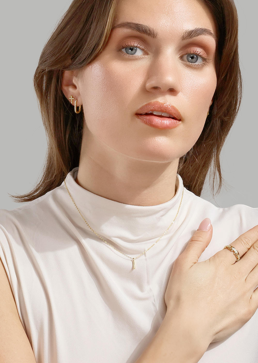 Collar Lumière - 18k Chapado en oro