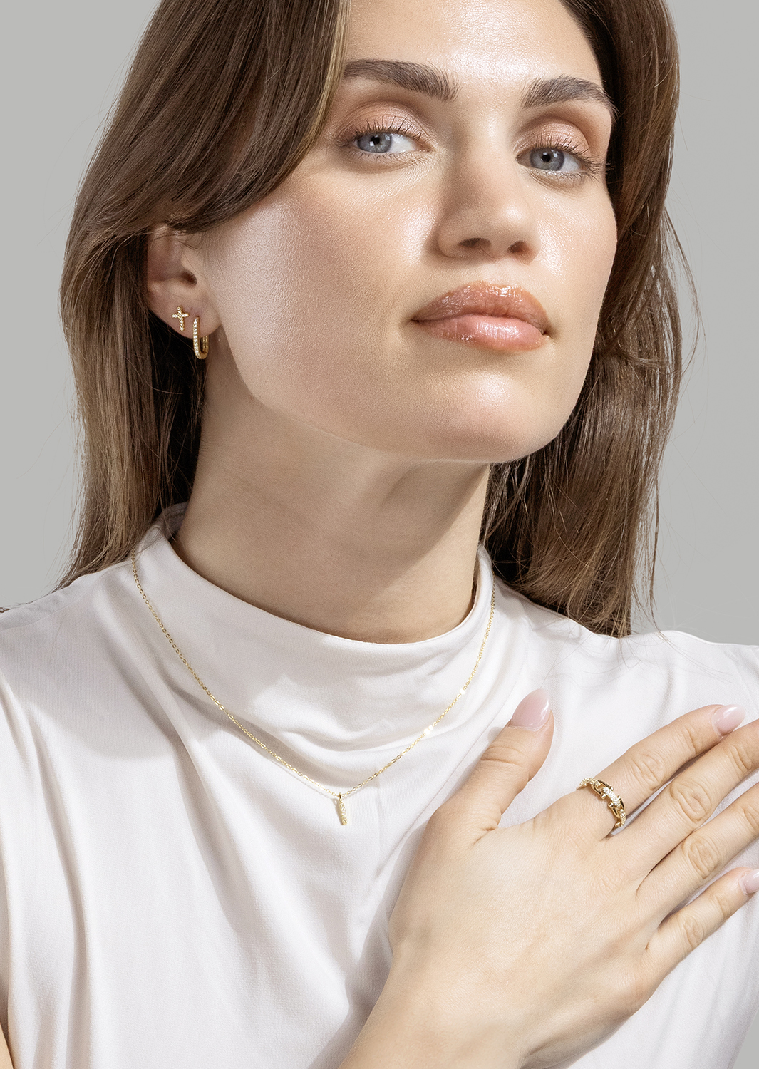 Collar Lumière - 18k Chapado en oro