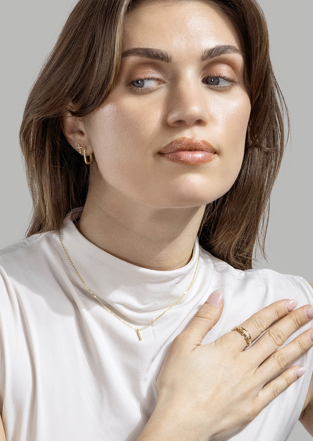 Luminare Pendiente - 18k Chapado en oro