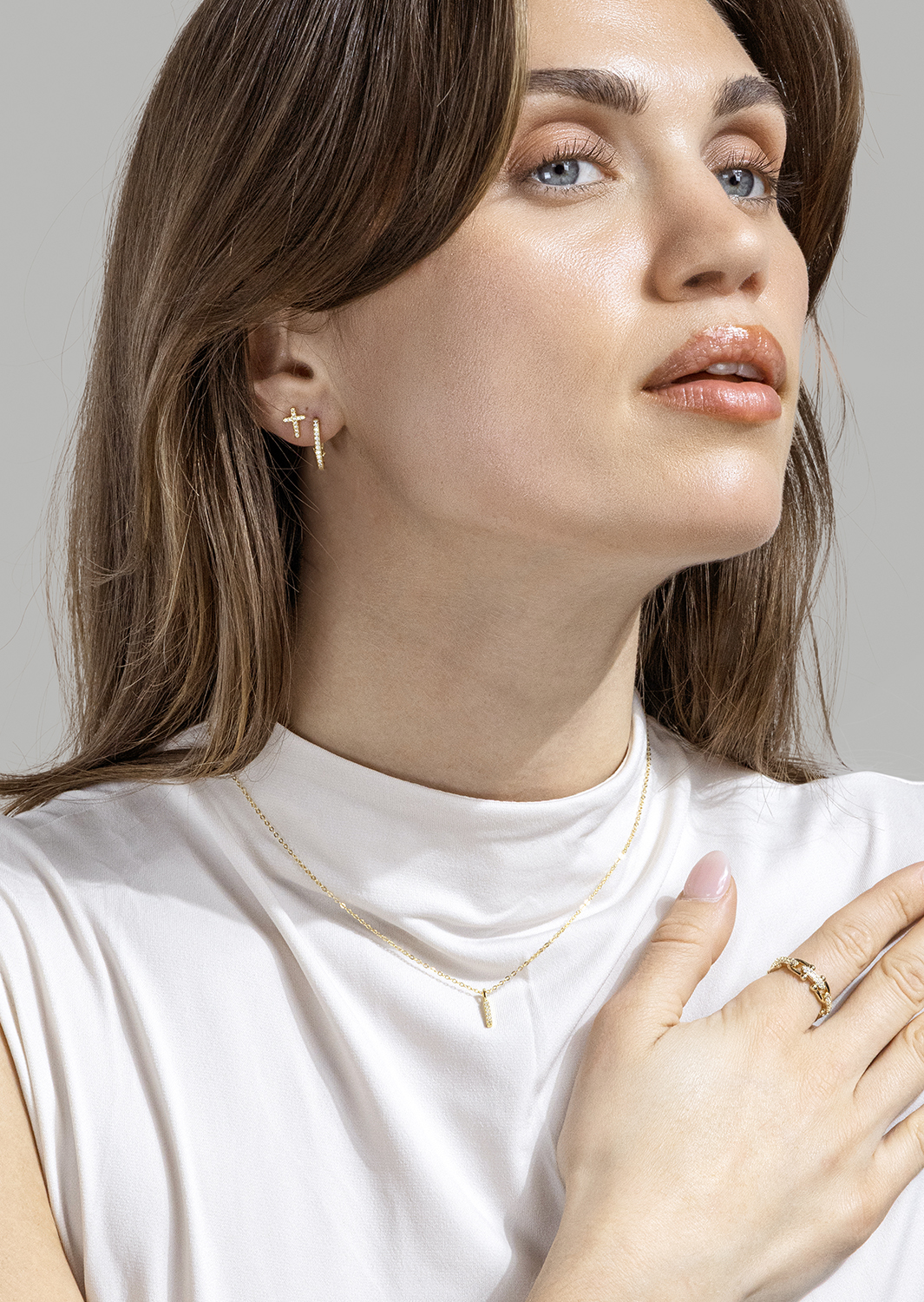 Collar Lumière - 18k Chapado en oro