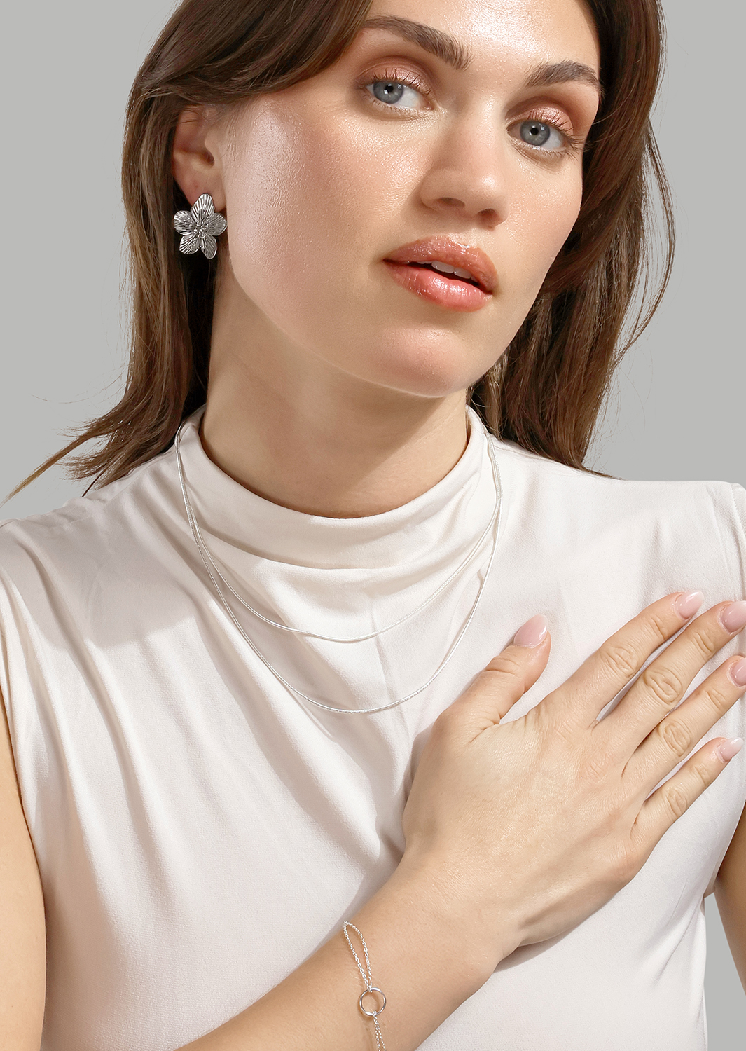 Collar Duo - Chapado en plata