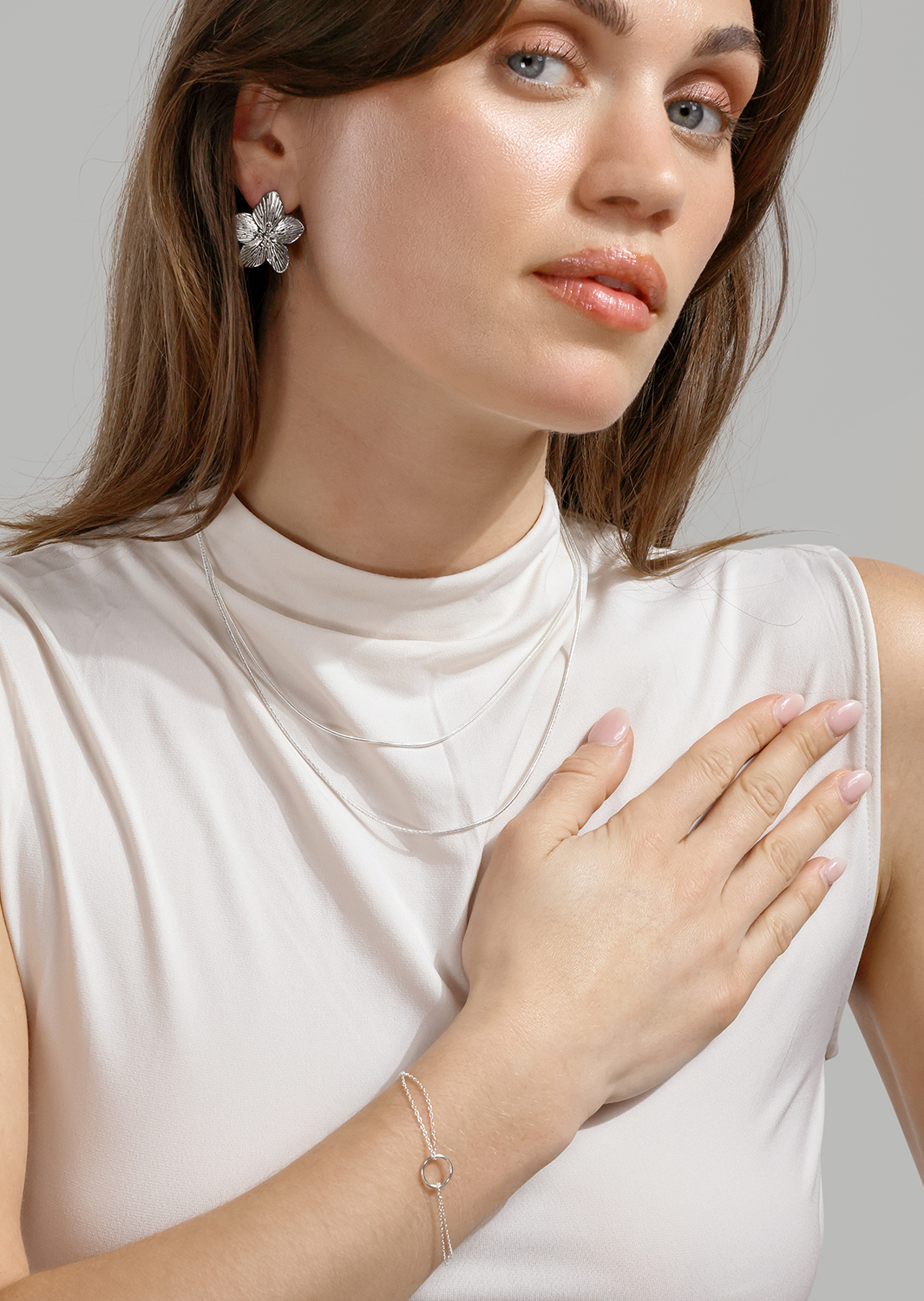 Collar Duo - Chapado en plata