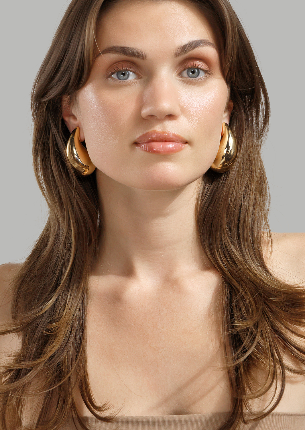 Pendiente Liquid Glow - 18k Chapado en oro