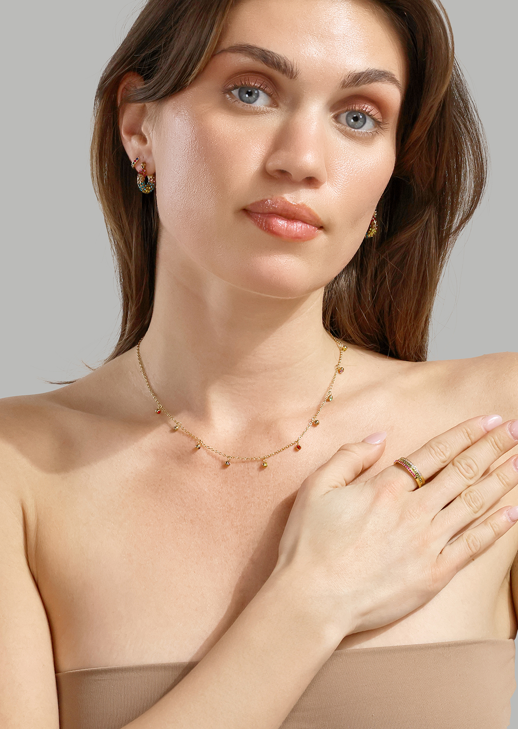 Prism Collar – 18k Chapado en oro