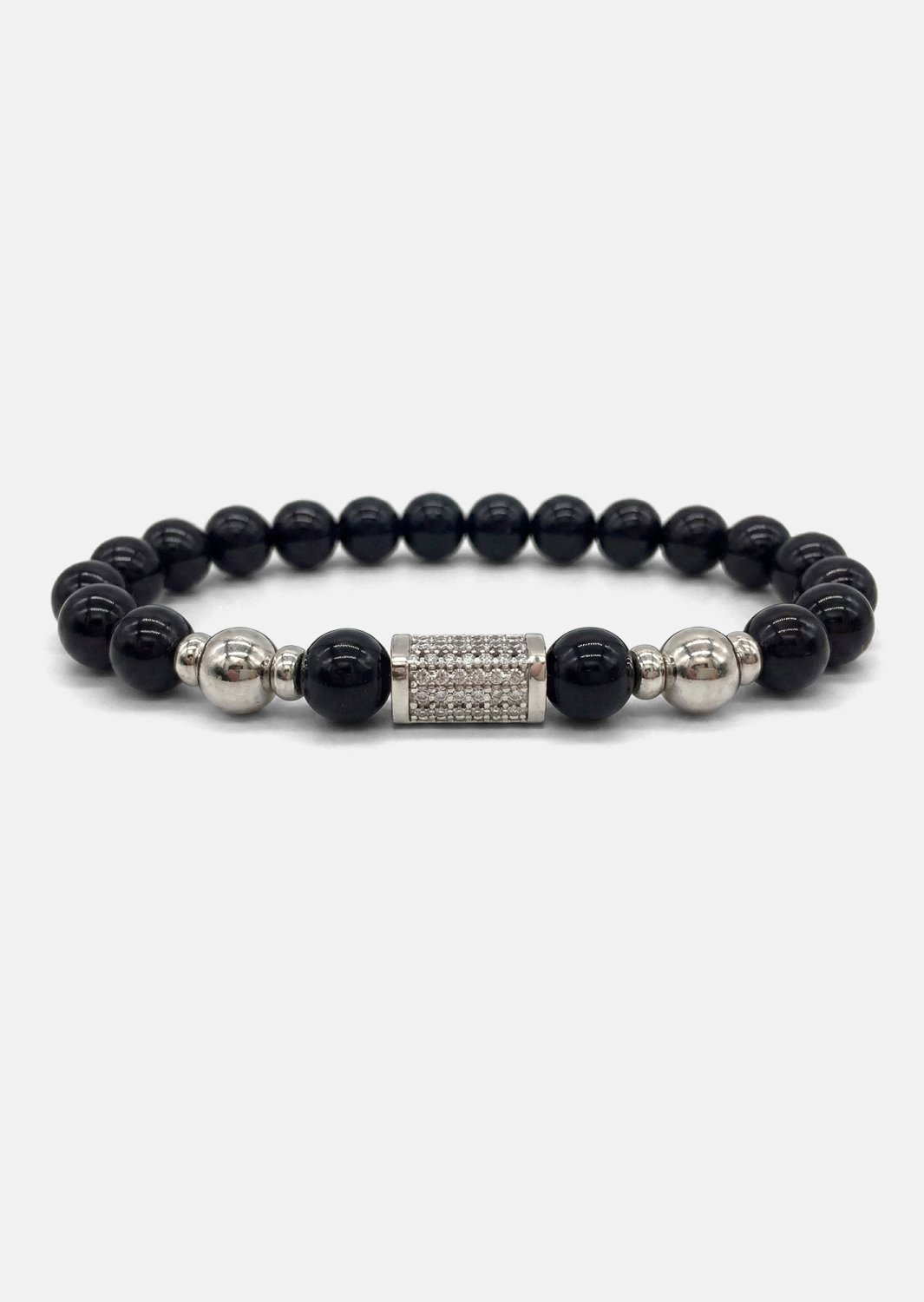 Pulsera de cuentas Obsidian Valor