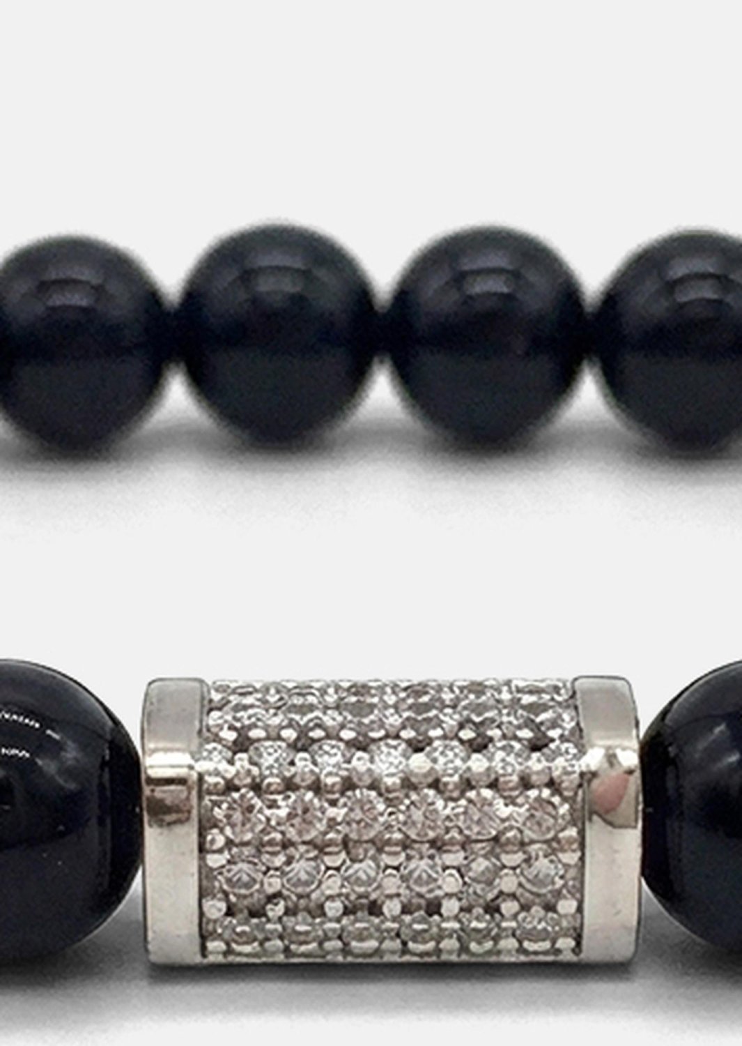 Pulsera de cuentas Obsidian Valor