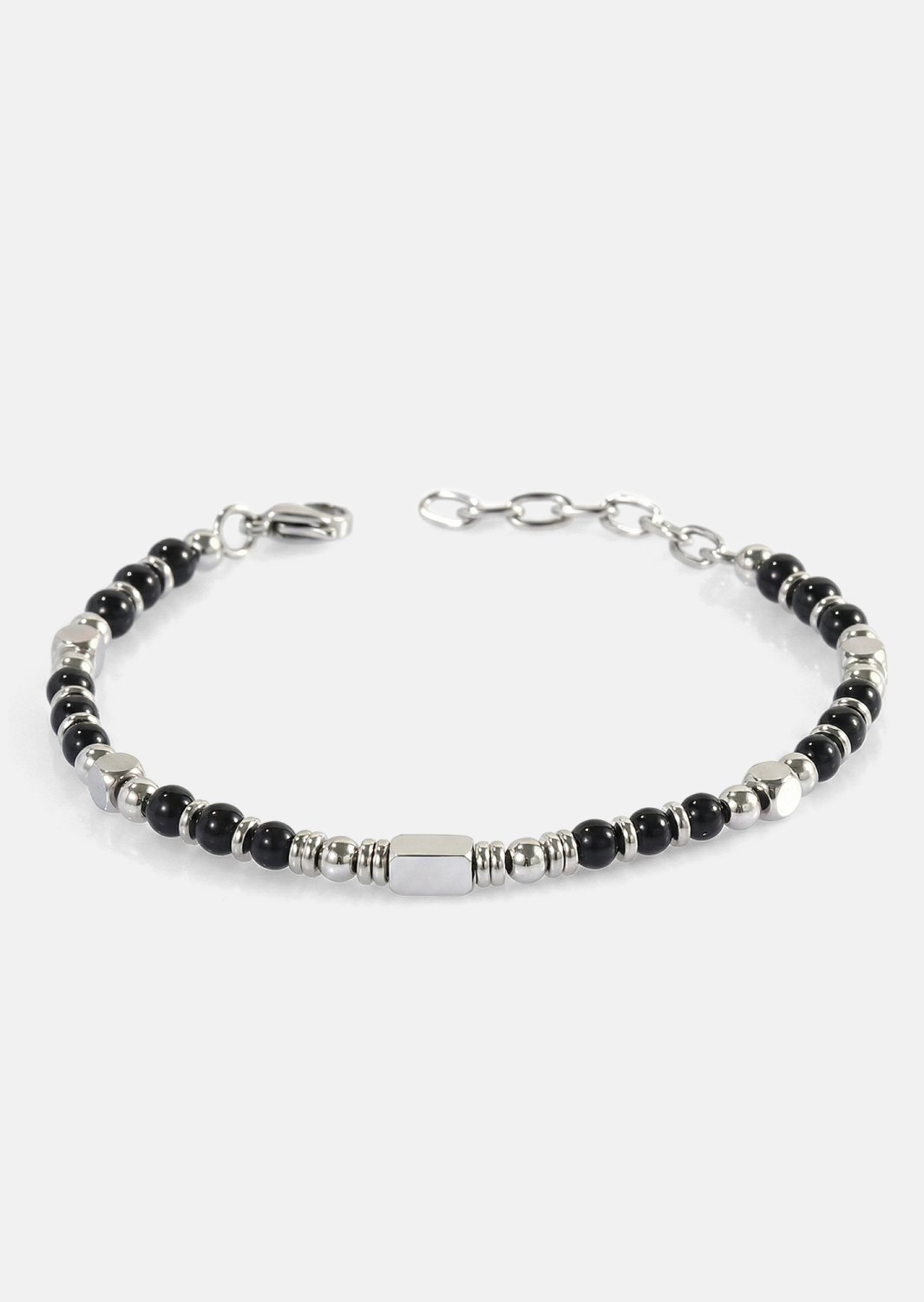 Pulsera de cuentas Obsidian Crest