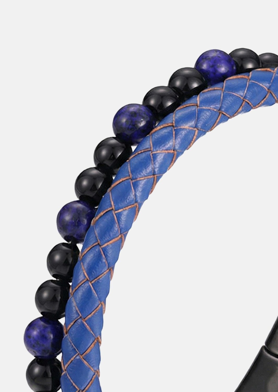 Pulsera de cuero Cobalt Ridge