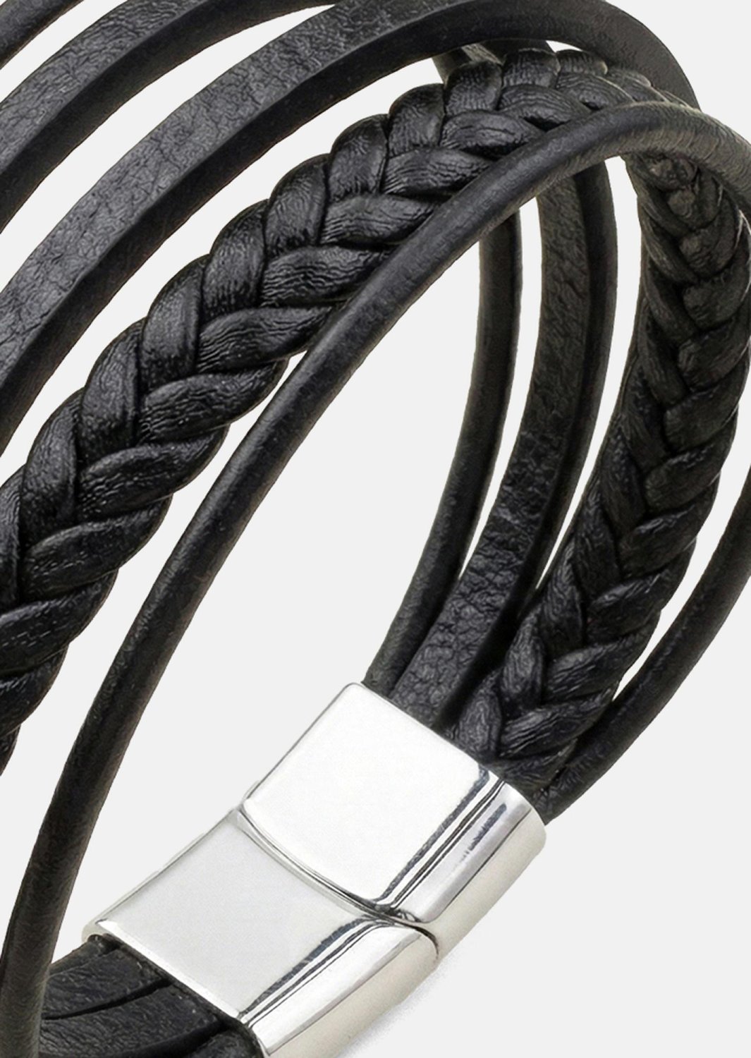 Pulsera de cuero Titan Veil