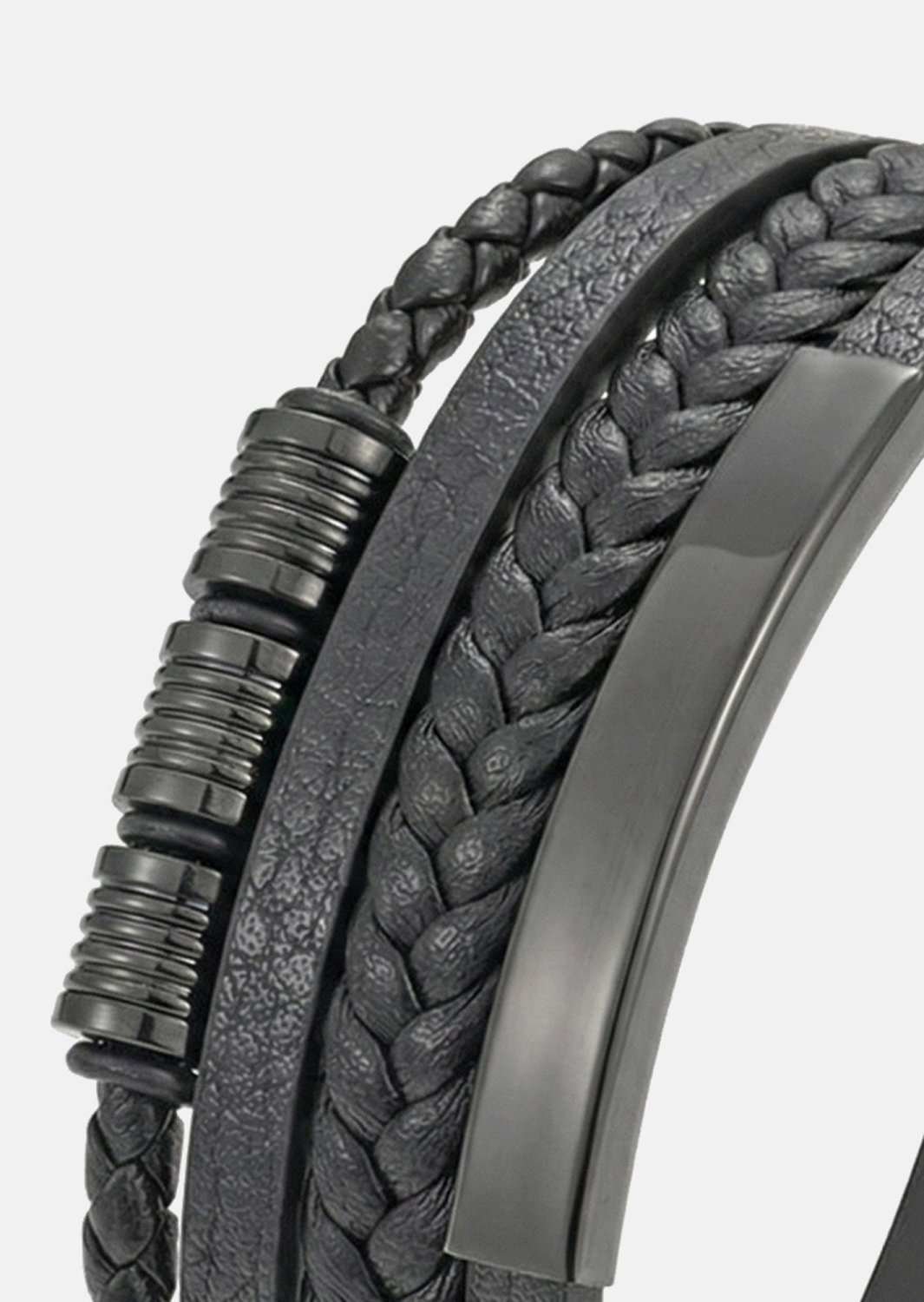 Pulsera de cuero Iron Vow
