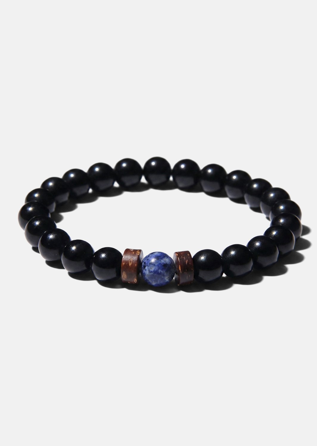 Pulsera de cuentas Obsidian Forge