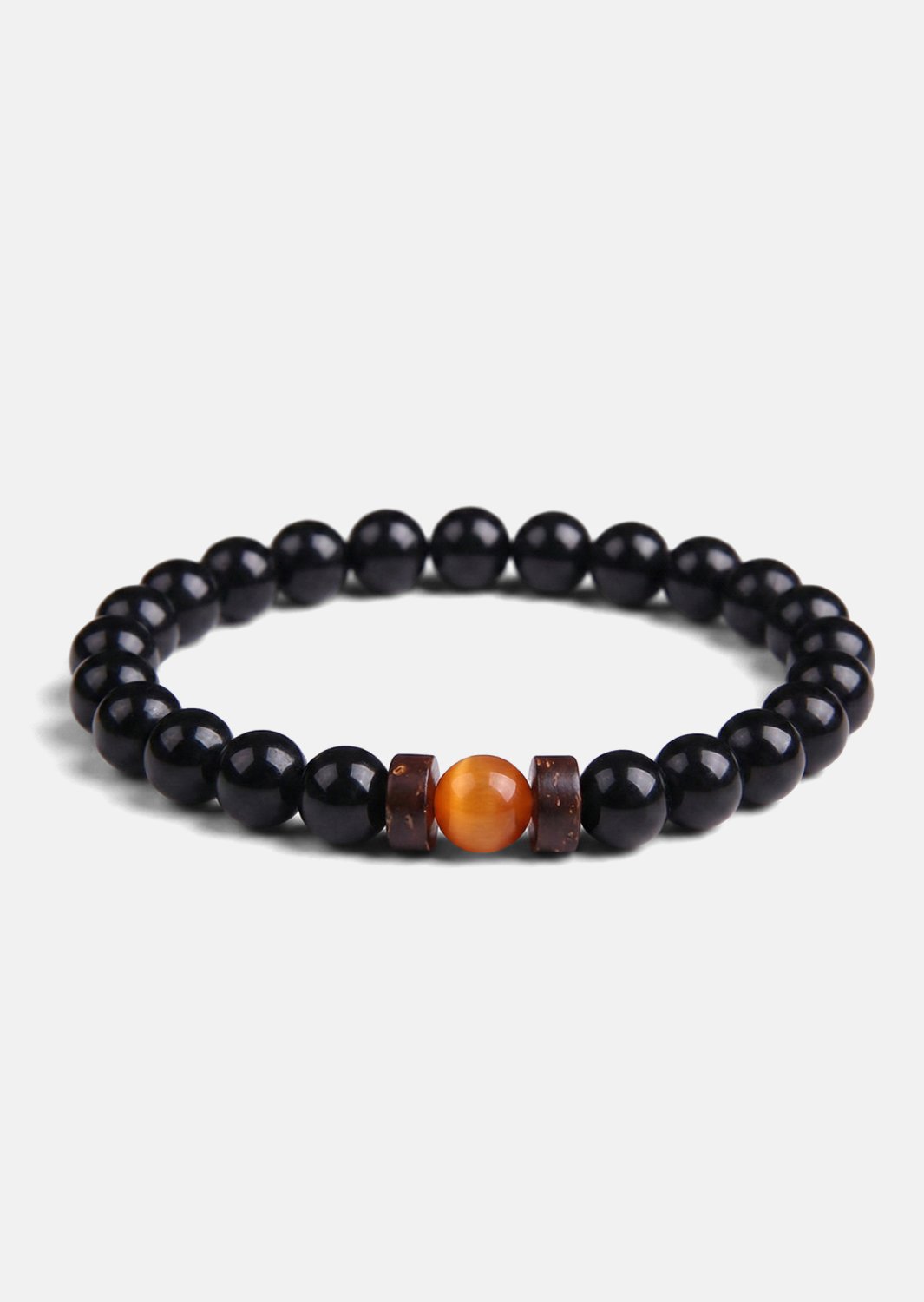 Pulsera de cuentas Obsidian Sphere