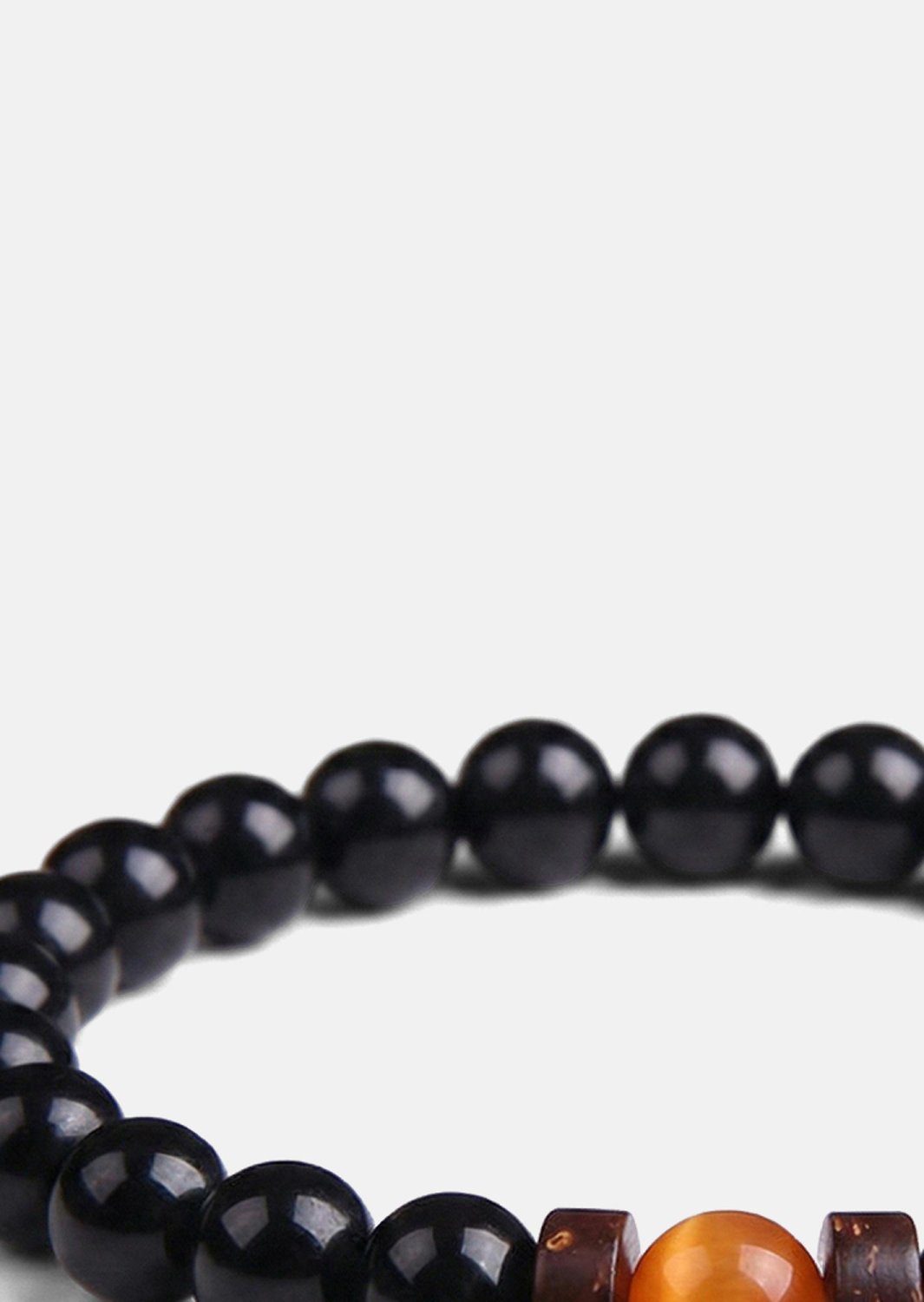 Pulsera de cuentas Obsidian Sphere