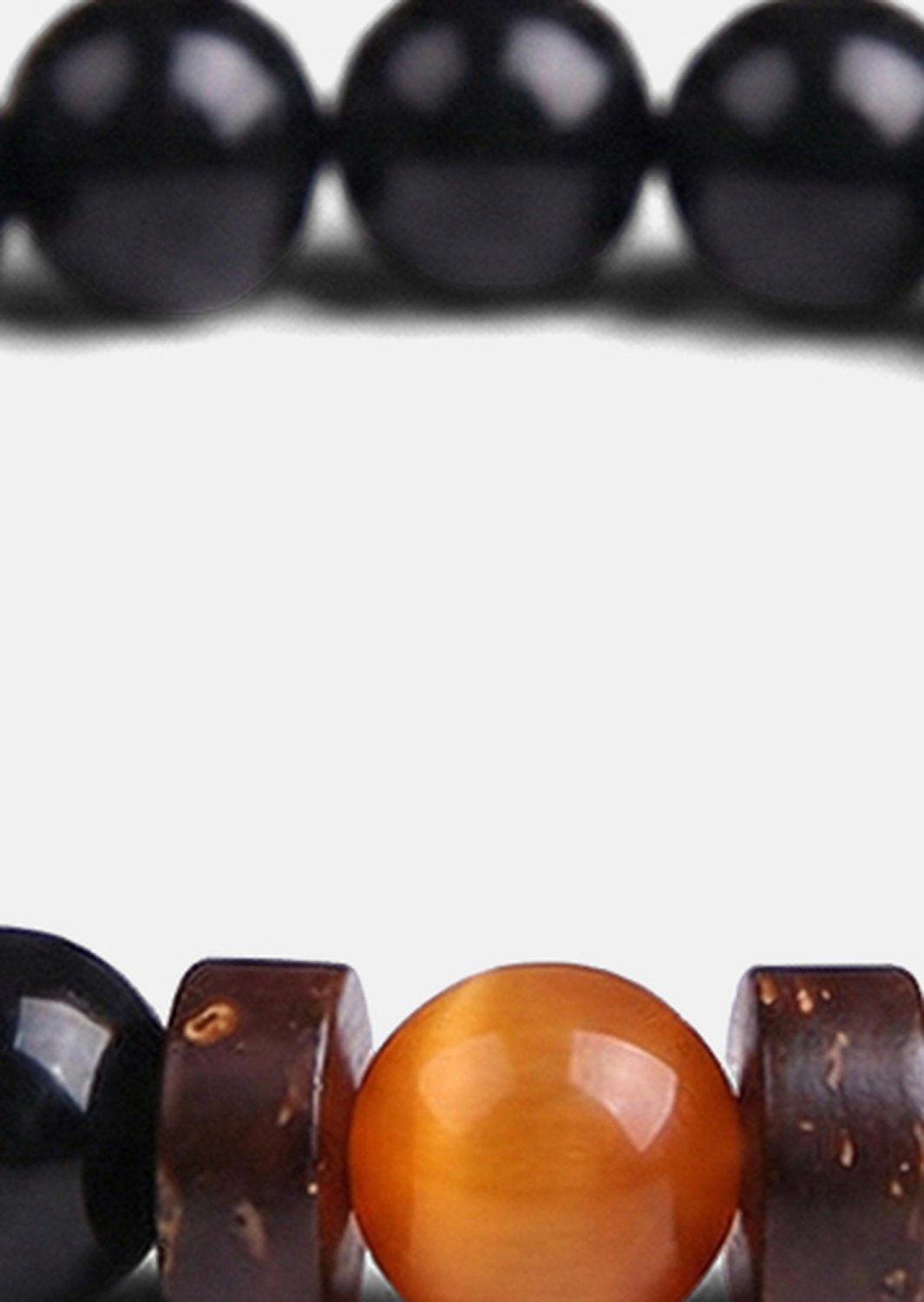Pulsera de cuentas Obsidian Sphere