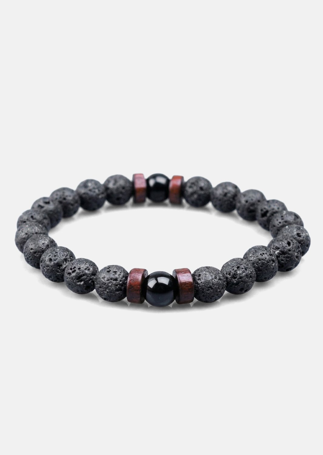 Pulsera de cuentas Obsidian Realm