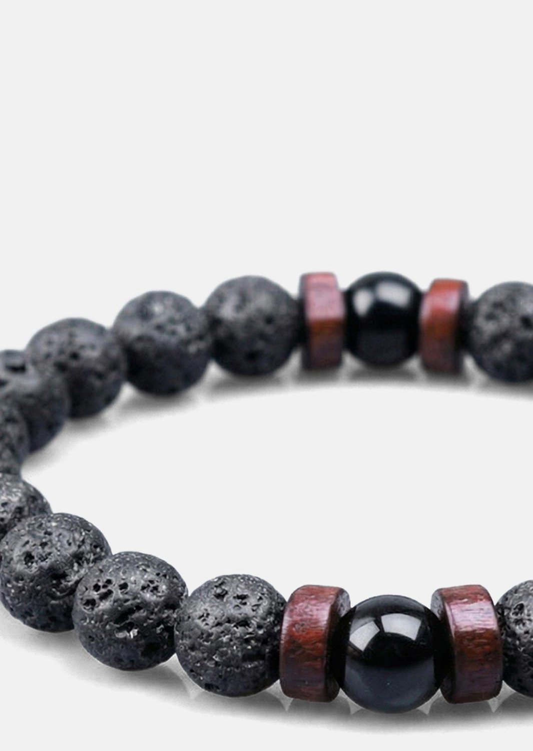 Pulsera de cuentas Obsidian Realm