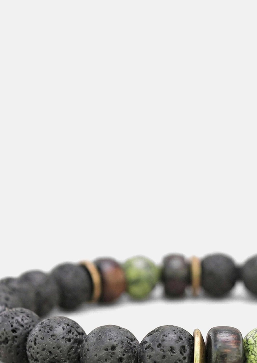 Pulsera de cuentas Obsidian Whirl