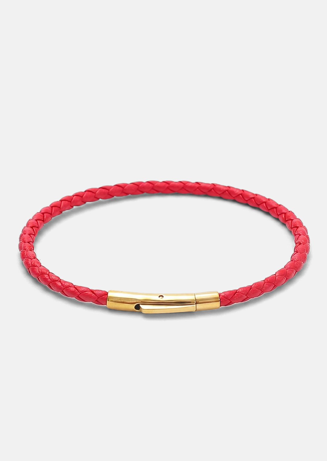 Pulsera de cuero Crimson Cadenza