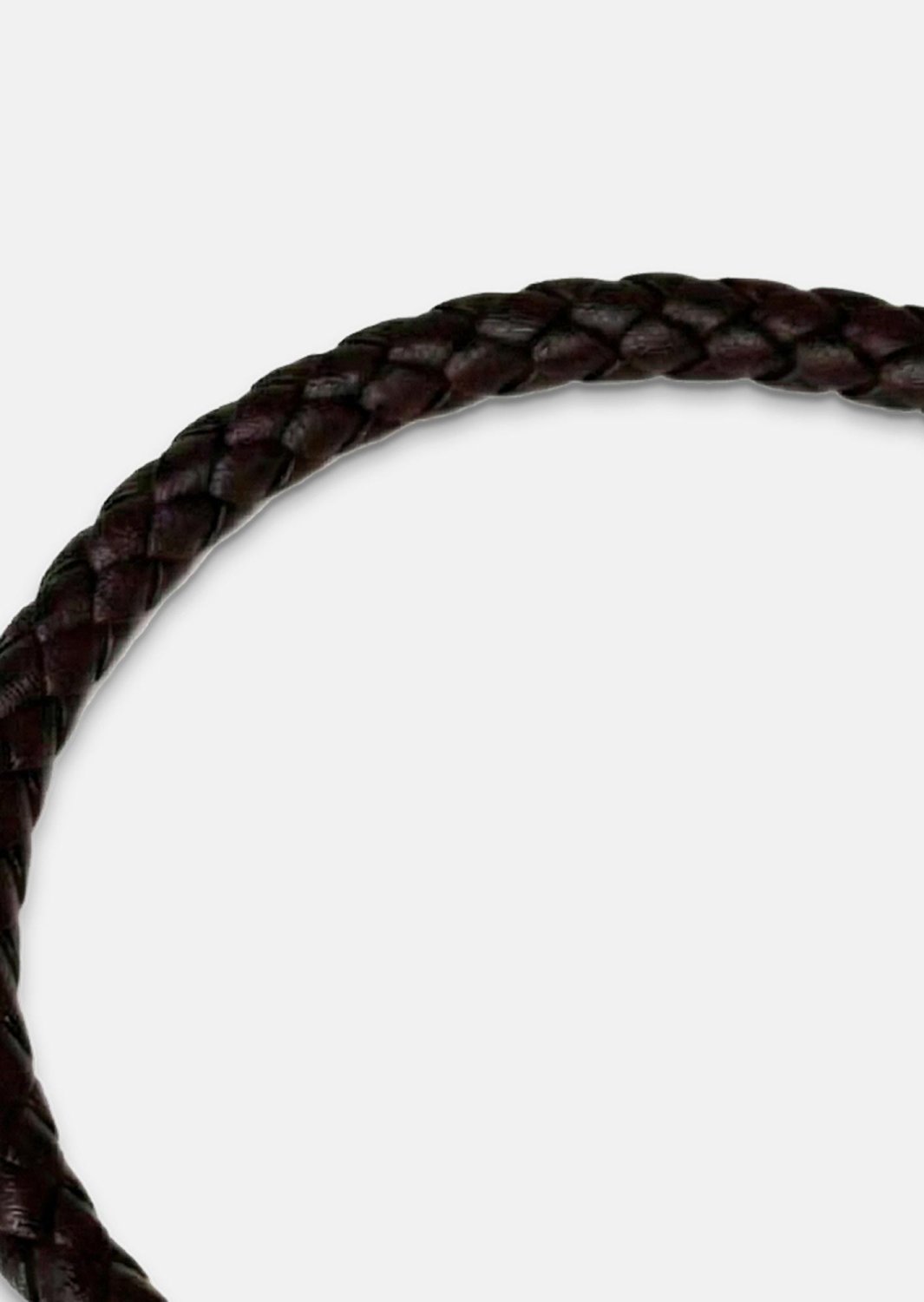 Pulsera de cuero Crown Weave