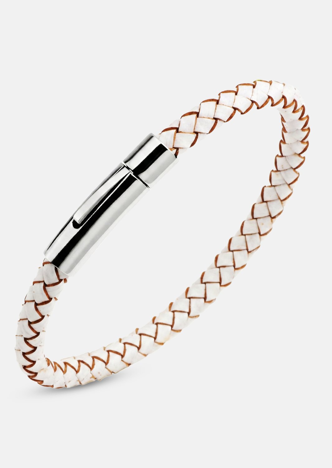 Pulsera de cuero Ivory Knot