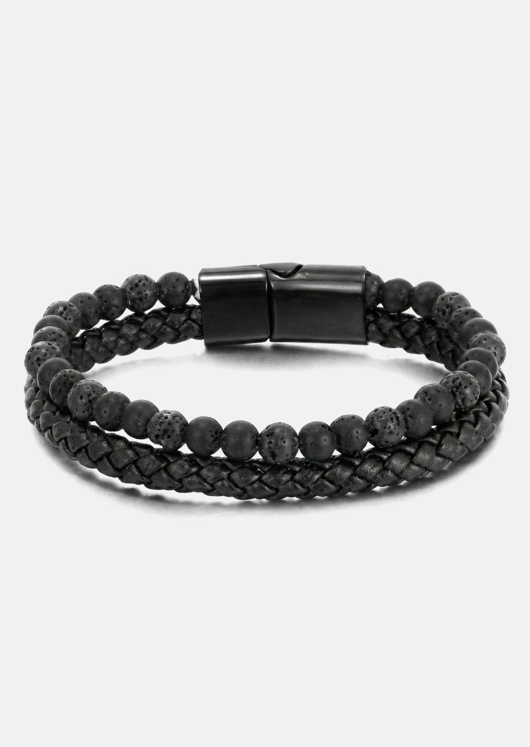 Pulsera de cuero Shadow Embrace
