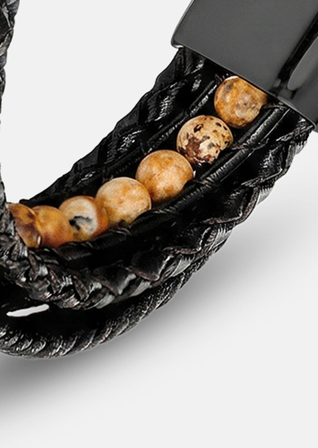 Pulsera de cuero Granite Finery