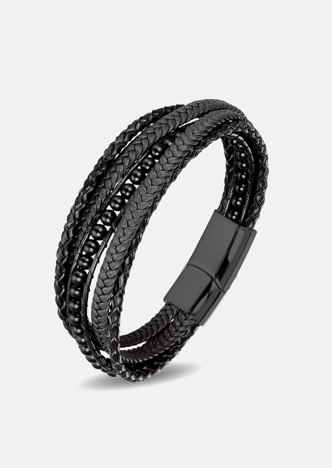 Pulsera de cuero Raven Echo